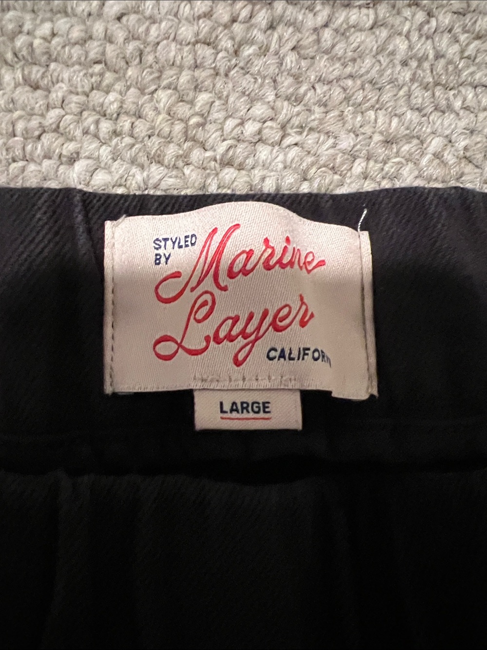 Marine Layer Piper Pant Black - Picture 2 of 4